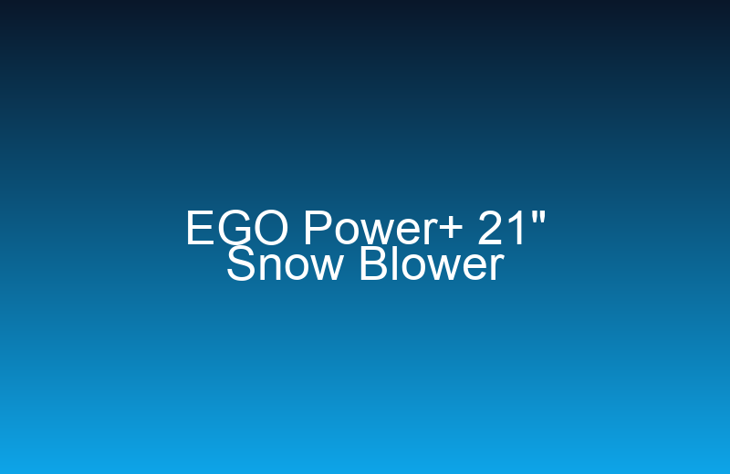 EGO Power+ 21"